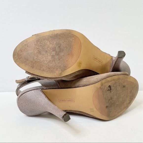 Vince Camuto heeled peep toe shoes sz 6 - Picture 8 of 12